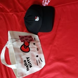 Sanrio / Shein Hello Kitty Cap with Small Tote Bag